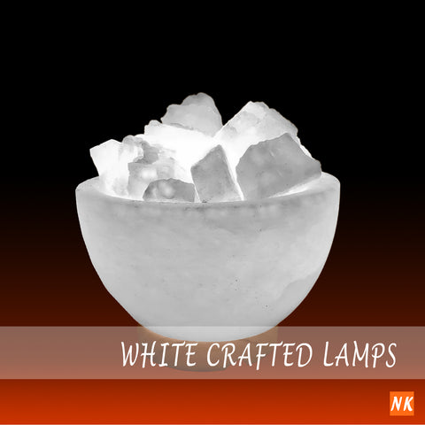 White Crafted Lamps