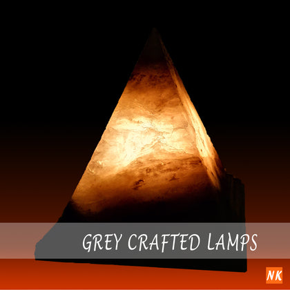 Grey Crafted Lamps