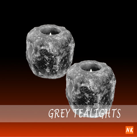 Grey Tealight Holders
