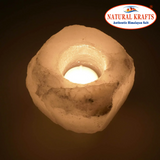 White Salt Tealight Holder 2 pack Deal