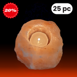 Pink Salt Tealight 1 Pack Holder Deal