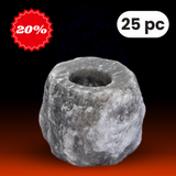 Grey Salt Tealight Holder 1 Pack Deal