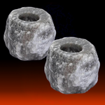 Grey Salt Tealight Holder 2 Pack Deal