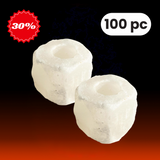 White Salt Tealight Holder 2 pack Deal