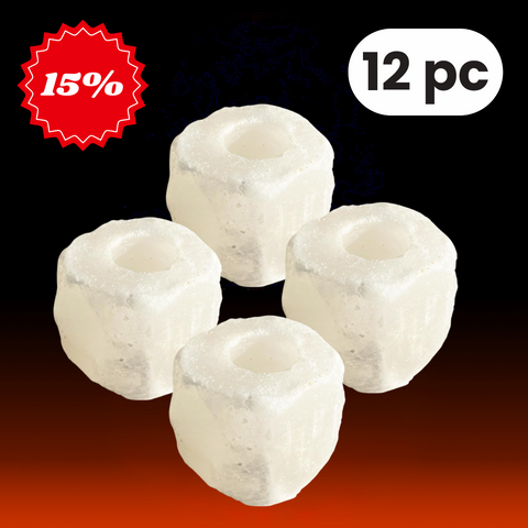 White Salt Tealight Holder 4 Pack Deal