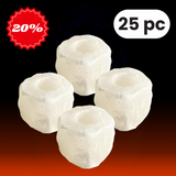 White Salt Tealight Holder 4 Pack Deal