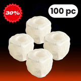 White Salt Tealight Holder 4 Pack Deal