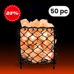 Chain Iron Basket With Salt Chunks Deal