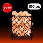 Chain Iron Basket With Salt Chunks Deal