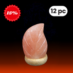 Himalayan Salt Round Leaf Shape USB Light