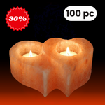 Double Heart Tealight Holder Deal