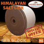 Salt Lick Spool 6 KG Himalayan Salt Lick stone Special Offer BARGAIN £1.49/KG