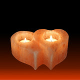 Double Heart Tealight Holder